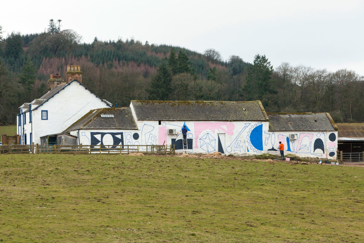 44flavours — Spring Fling Rural Mural 2016 — Scotland