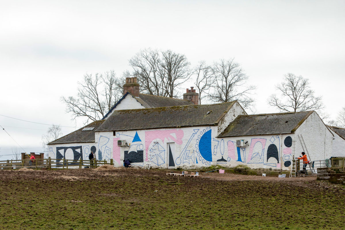 44flavours — Spring Fling Rural Mural 2016 — Scotland