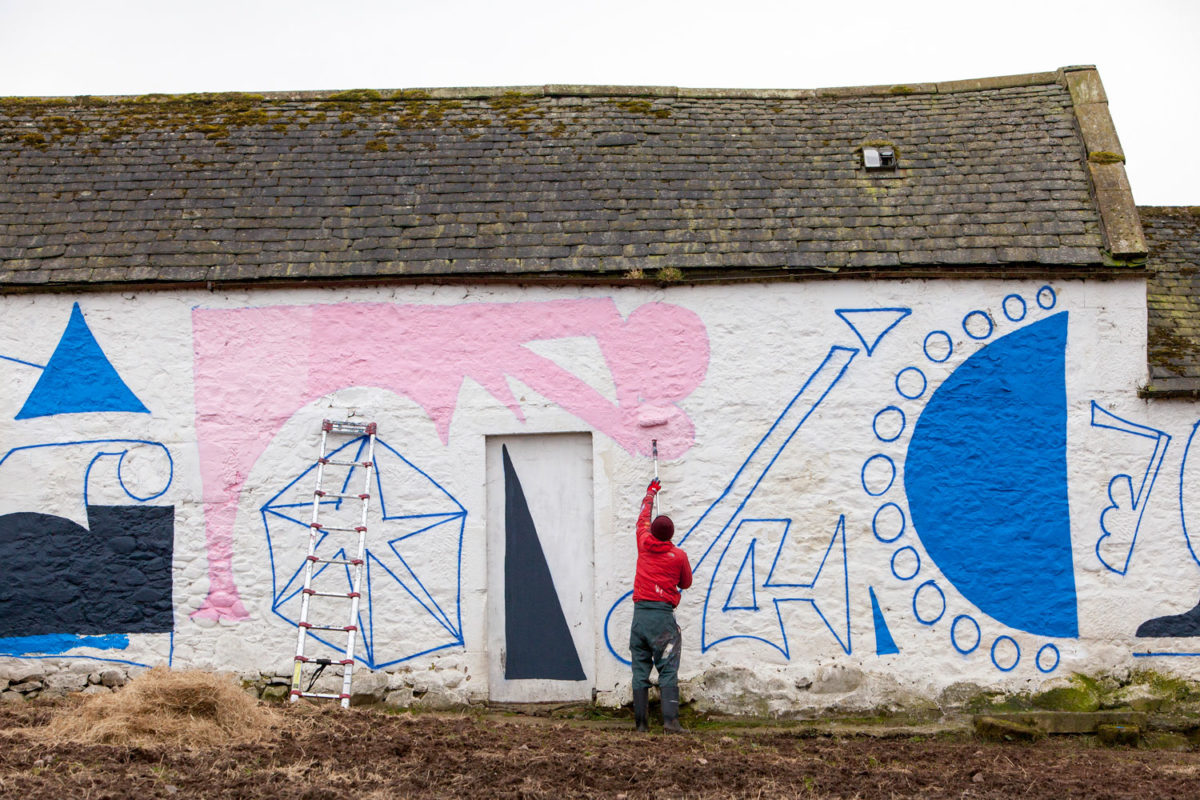 44flavours — Spring Fling Rural Mural 2016 — Scotland